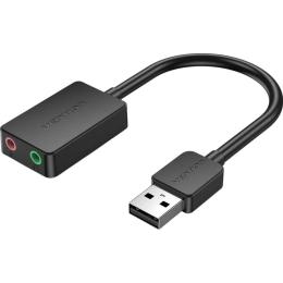 Звуковая карта Vention Audio USB 2х3,5 мм jack 0.15m (CDYB0)