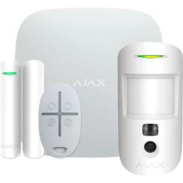 Комплект охоронної сигналізації Ajax StarterKit Cam Plus (White)