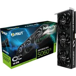Відеокарта Palit GeForce RTX 5060 Ti Infinity 3 OC 16GB (NE7506TS19T1-GB2061S) UA
