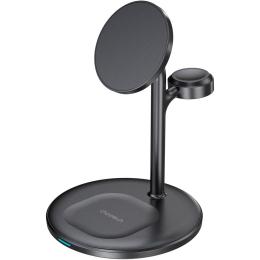 Бездротовий зарядний пристрій Choetech T585-F 3in1 Magnetic Wireless Charging Black