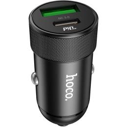 Автомобільний зарядний пристрій Hoco Z32B Speed Up PD20W + QC3.0