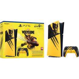 Игровая консоль Sony PlayStation 5 Slim Digital Edition 825GB + Marvel's Wolverine Limited Edition (1000056882)