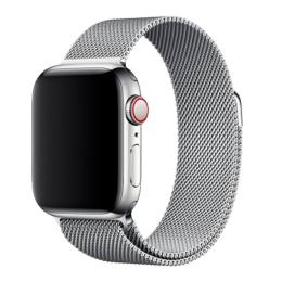 Ремінець Milanese Loop Magnetic Band для Apple Watch 42/44/45/46mm Silver