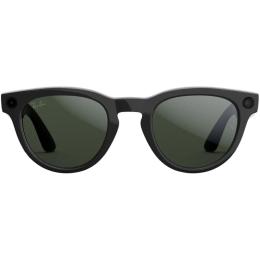 Смарт-окуляри Ray-Ban Meta Headliner Gen 2 High Bridge Fit Shiny Black / Clear to Graphite Green Transitions (RW4013 601/1M 50-23)
