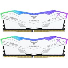 Модуль памяти DDR5 TEAM T-Force Delta α RGB 2x16GB 6000 MHz White (FF8D532G6000HC30DC01)
