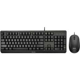 Комплект (клавиатура + мышь) Philips SPT6207BL/00 Black