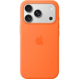 Чохол Silicone Case with Button, Animation, MagSafe для Apple iPhone 17 Pro Orange ААА
