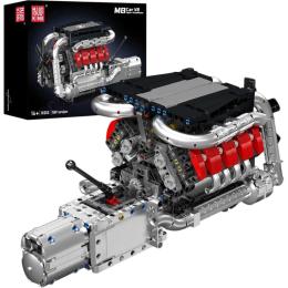Конструктор Mould King Mking Двигатель и коробка передач MB V8 (10203)