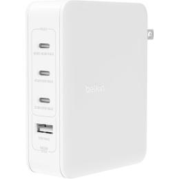 Сетевое зарядное устройство Belkin Boost Up Charge Pro GaN 4-Ports Charger 140W White (WCH014BTWH)