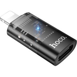 Перехідник Hoco UA36A Lightning Male to USB-C Female OTG Black