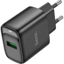 Сетевое зарядное устройство Hoco C140A Smart QC3.0 18W Black (6942007627788)