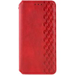 Чохол-книжка GETMAN Cubic Cover Case для Redmi 13C / Poco C65 Red