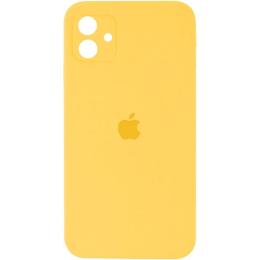 Чохол Silicone Case Camera Protect для Apple iPhone 16 Sunny Yellow AA