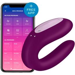 Смарт-вібратор для пар Satisfyer Double Joy Violet (SO3899)