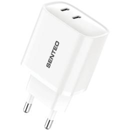 Сетевое зарядное устройство Senteo T-07 PD 40W White