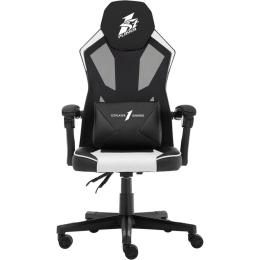 Геймерское кресло 1stPlayer P01 Black/White