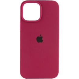 Чохол Silicone Case для Apple iPhone 16 Pro Max Maroon AA