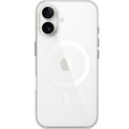 Чехол Clear Case with MagSafe для Apple iPhone 16 Plus Transparent AA