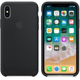 Чохол Silicone Case для Apple iPhone XS Max (Black) ААА