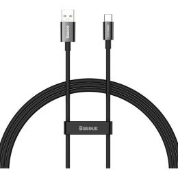 Кабель Baseus Superior Series SUPERVOOC Fast Charging USB-A to USB-C 65W 1m Black (CAYS000901)