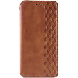 Чохол-книжка Rubic Leather Case для Redmi Note 13 Pro 5G/ Poco X6 5G Brown