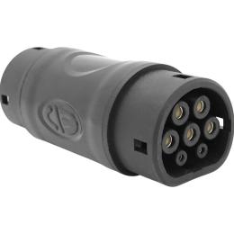 Адаптер-переходник для зарядки электромобиля Voltronic GBT - Type2 7Pin 380V Black (GBT-Type2-7P)
