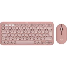 Комплект (клавіатура + миша) Logitech Pebble 2 Combo Rose (920-012241) UA