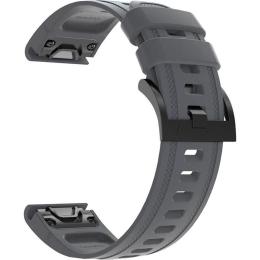 Ремінець ArmorStandart Silicon для Garmin 20mm Grey (ARM60812)