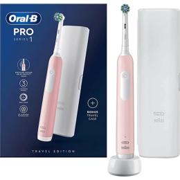 Електрична зубна щітка Oral-B D305 Pro Series 1 Travel Case Pink