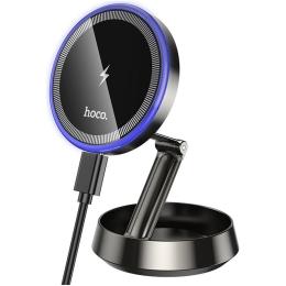 Автотримач із бездротовою зарядкою Hoco HW33 Black (647946)