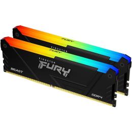 Модуль памяти DDR4 Kingston FURY Beast RGB 2x16GB 3200MHz (KF432C16BB2AK2/32)