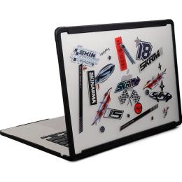 Пластиковая накладка (верх и низ) Skinarma HENKO для Apple MacBook Air 15` M2-M5 2023-2026 Frost Clear