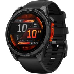 Смарт-годинник Garmin Fenix 8 AMOLED 47mm Slate Gray with Black Silicone Band (010-02904-00)