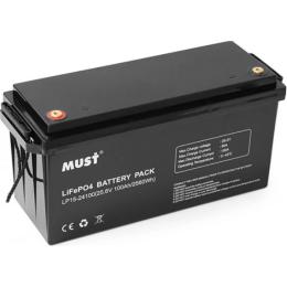 Аккумулятор Must LiFePO4 24V (25.6V/100Ah/2560Wh) (LP15-24100)