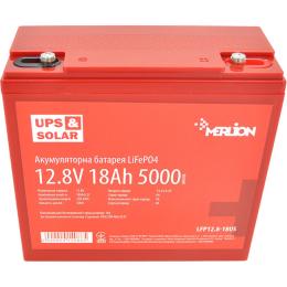 Аккумулятор Merlion LiFePO4 12V (12.8V/18Ah/230.4Wh) (LFP12.8-18US)