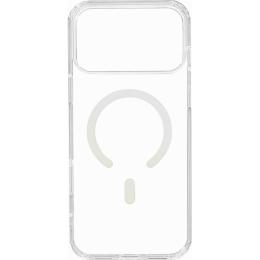 Чехол Mango Premium Acrylic with Magnetic Ring with Button для Apple iPhone 16 Pro Max Clear