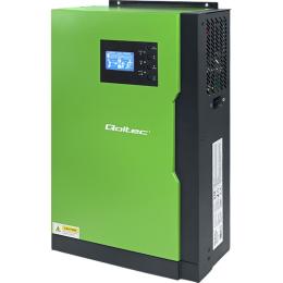 Гібридний сонячний інвертор Qoltec Hybrid 10KVA 5.5kW 100A 48V MPPT Sinus (53887)