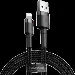 Кабель Baseus Cafule Cable USB for Lightning Gray/Black 2м (CALKLF-CG1)