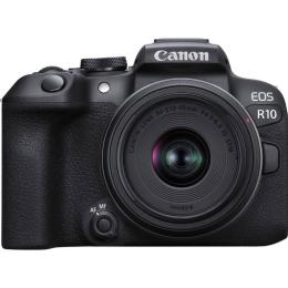 Беззеркальный фотоаппарат Canon EOS R10 Kit RF-S 18-45mm f4.5-6.3 IS STM (5331C047) UA
