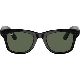 Смарт-окуляри Ray-Ban Meta Wayfarer Gen 2 Standard Shiny Black Frame / G-15 Green Lenses (RW4012 601/71 50-22)