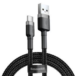 Кабель Baseus Cafule USB to USB-C 2A 2m (CATKLF-CG1) Black