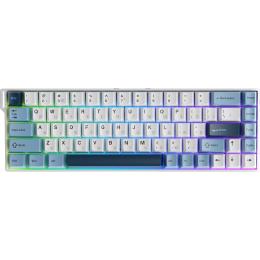 Клавіатура Ajazz AK680 V2 Ice Island Magnetic Switch Blue/White (AK680-V2-I-GB)