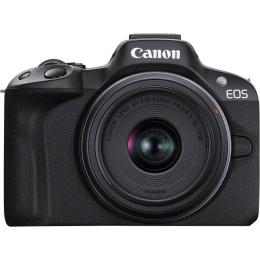 Беззеркальный фотоаппарат Canon EOS R50 Creator Kit RF-S 18-45mm f4.5-6.3 IS STM Black (5811C036)