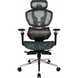 Геймерское кресло GT Racer X-7002 Massage Black/Black/Green