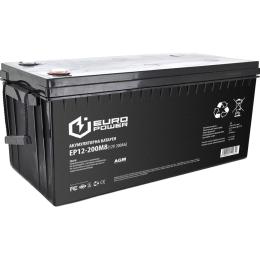 Акумулятор Europower AGM 12V (12V/200Ah/1200Wh) (EP12-200M8)