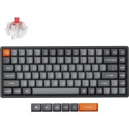 Клавиатура Keychron K2 Max 84 Key RGB Hot-Swap Super Red Switch Black (K2M-J1-UA)