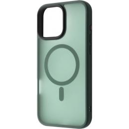Чохол Wave Matte Insane Magnetic Ring with MagSafe для Apple iPhone 16 Pro Max Green