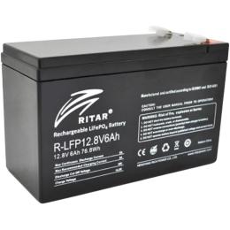 Акумулятор Ritar LiFePO4 12V (12.8V/6Ah/76.8Wh) (R-LFP 12.8V 6Ah)