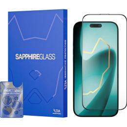 Захисне скло iLera Sapphire Ultra + Glass для Apple iPhone 17 Pro (ILSPDLPL17Pr)