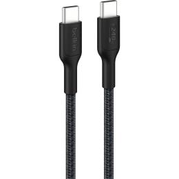 Кабель Belkin Boost Up Charge Pro Braided USB-C to USB-C 240W 2m Black (CAB025HQ2MBK)